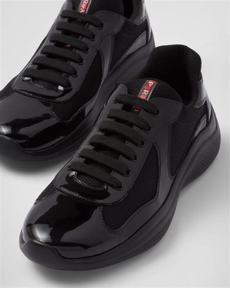 prada dames sneakers zwart|prada high top sneakers women's.